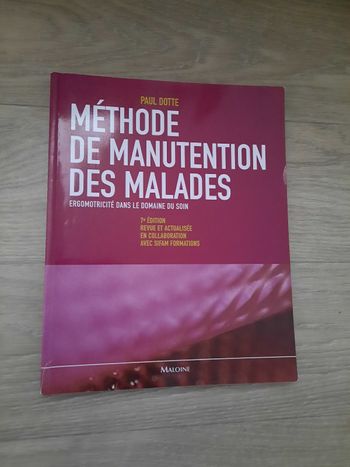 Livre: Méthode de manutention des malades de Paul Dotte