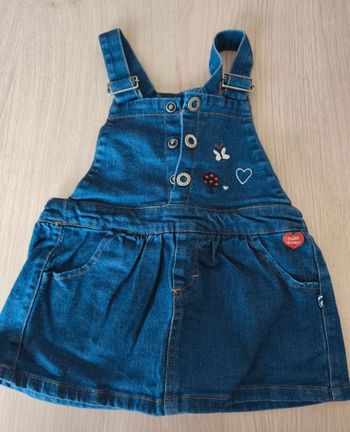Robe en jean motif