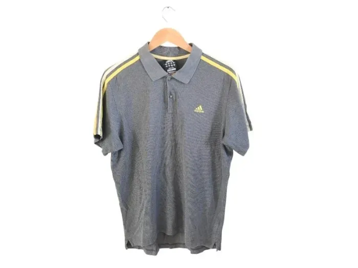 C65 polo gris Adidas L