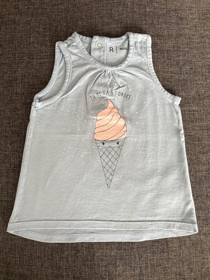 Lot débardeurs 12 mois - photo numéro 2