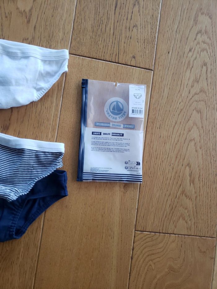 Lot de 3 slips Petit Bateau 2 ans 86 cm - photo numéro 8