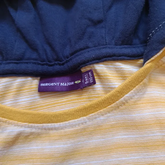 Tee-shirt à capuches Sergent major 5 ans - photo numéro 2
