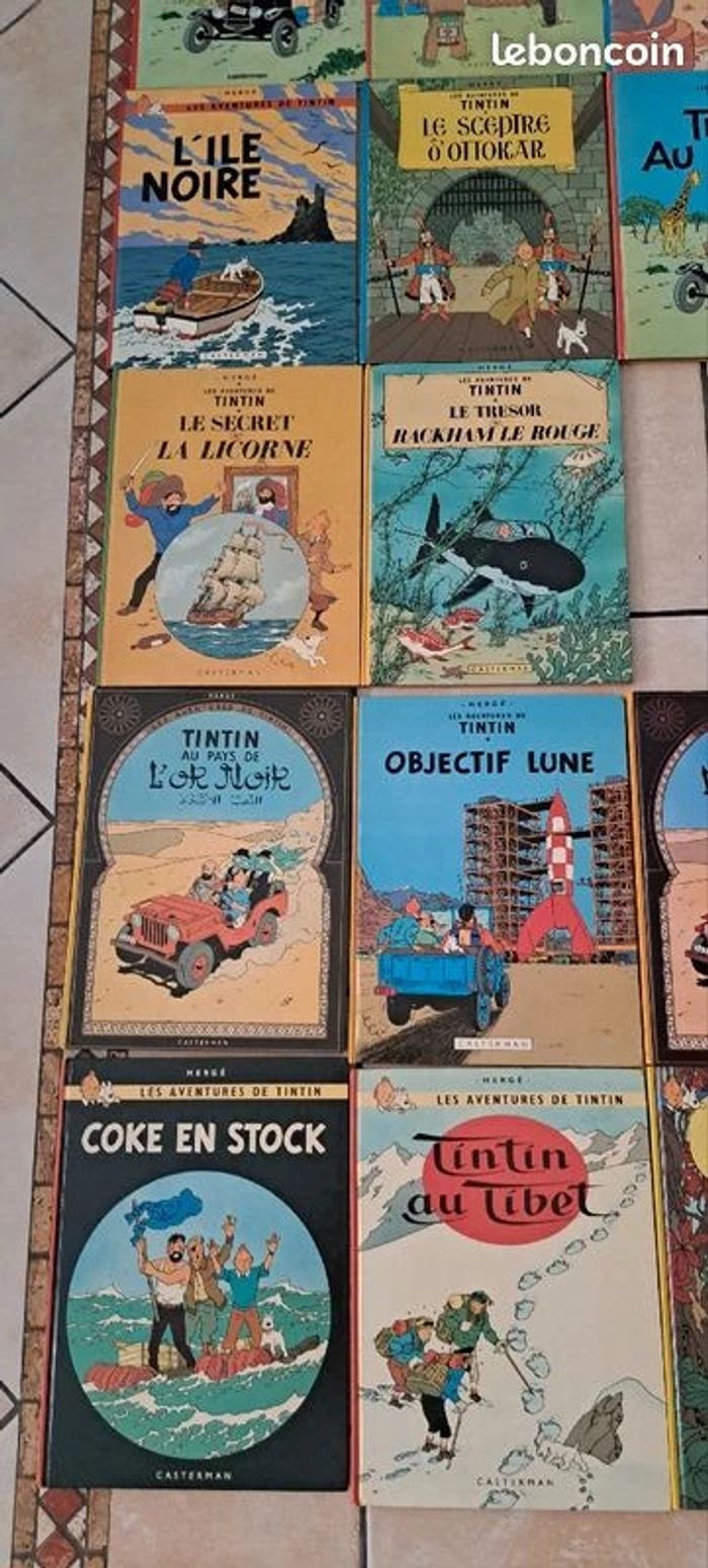 24 BD Tintin ancienne 1966/1976 15€ la BD ou lot - photo numéro 4