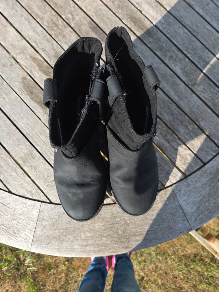 Bottines timberland noire taille 34 - photo numéro 7