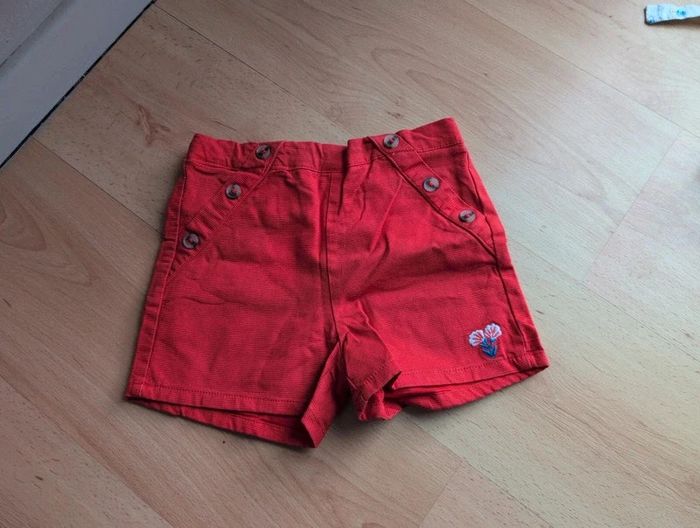 Short rouge fille 6 ans Sergent Major Neuf - photo numéro 2
