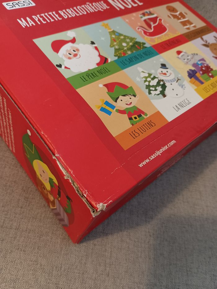 8 livres cartonnés ma petite bibliothèque de Noel neuf - photo numéro 4