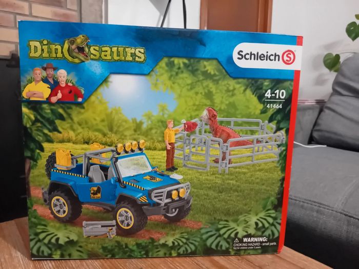 Coffret Schleich dinosaure voiture - photo numéro 3
