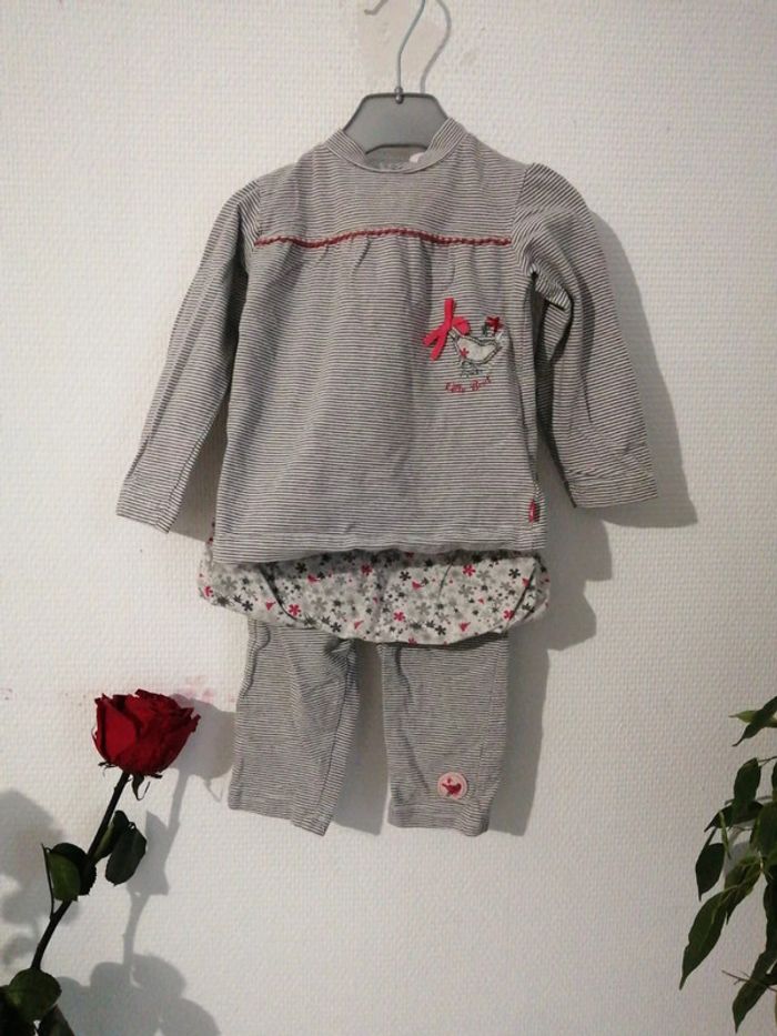 Ensemble bébé fille 12 mois