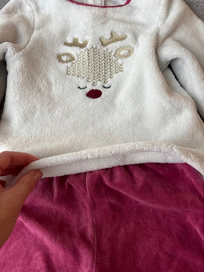 Pyjama deux pièces velours - photo numéro 4