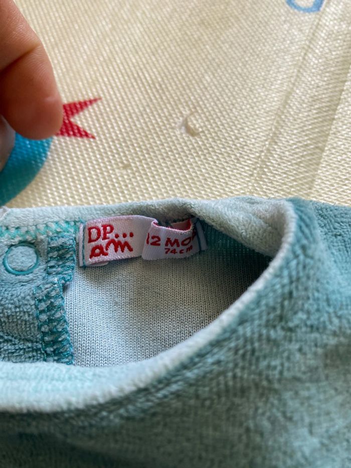 Pyjamas deux pièces 12 mois - photo numéro 5