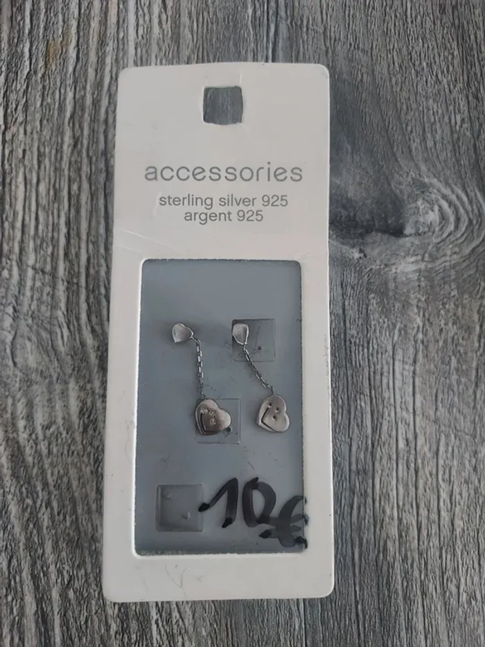 Boucles d'oreilles coeur
