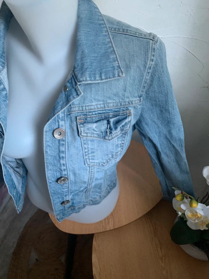 Veste courte en jean Topstudio taille 38 - photo numéro 4