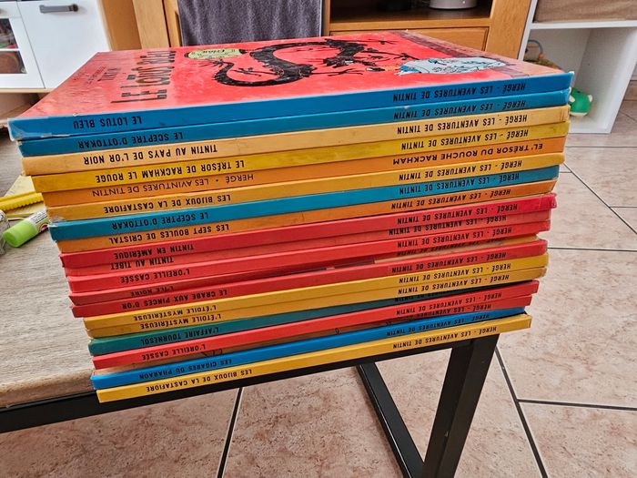 Vends lot 20 bd tintin simples - photo numéro 2