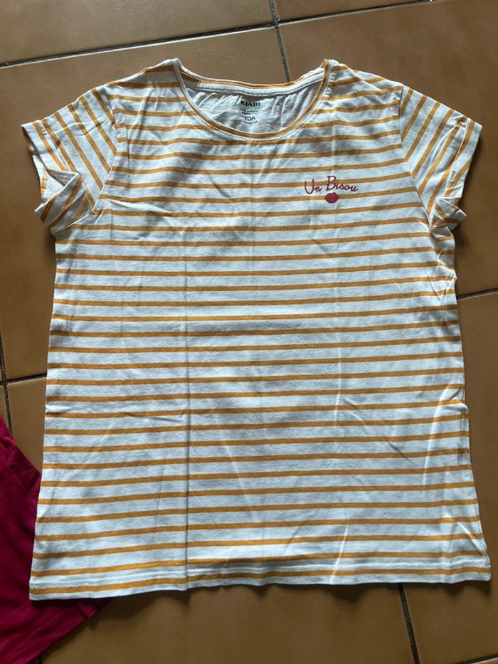 Lot t shirts fille 10 ans - photo numéro 3