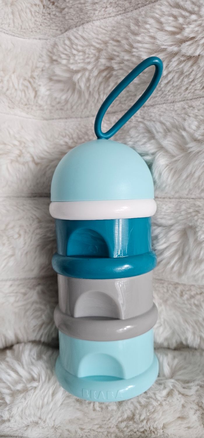 Boite doseuse pour le lait Béaba bleue - photo numéro 3