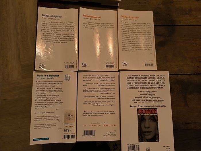 Lot 6 livres de Frédéric beigbeder - photo numéro 4
