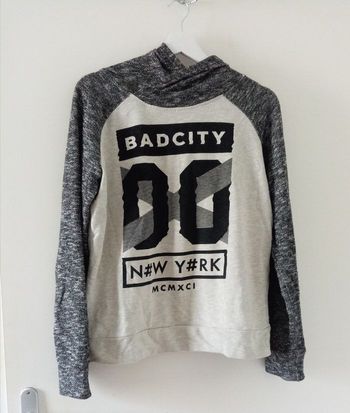 Sweet shirt imprimer, a capuche~bad city, New york🌃