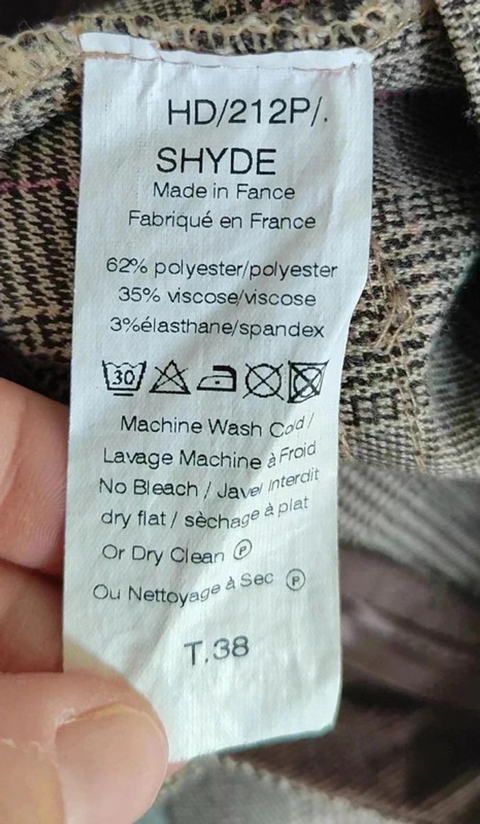 25 € Pantacourt vintage made in France taille 38 - photo numéro 6