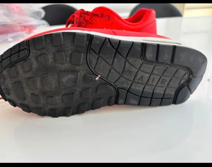 Nike Air Max 1 Overbranding Bright Crimson – Taille 38 – Excellent état - photo numéro 8