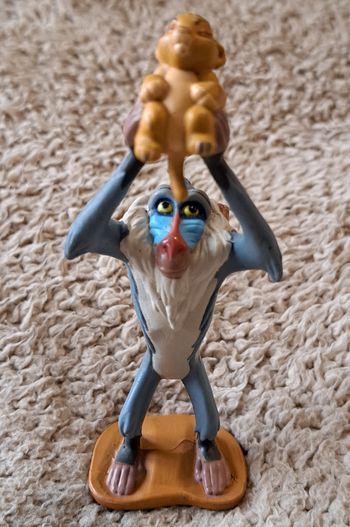 🪆 Figurine Disney Le Roi Lion Rafiki et Simba