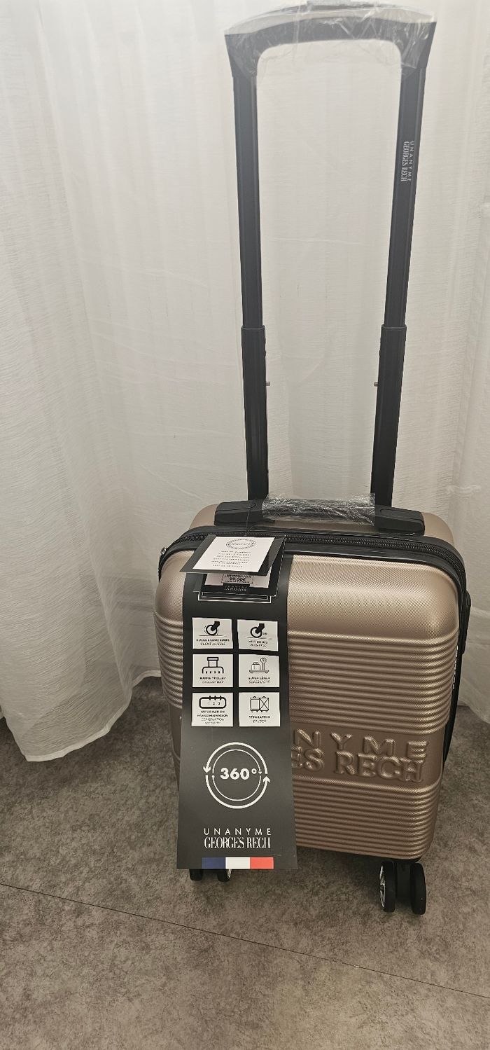 Valise cabine riaide Georges Rech - 4 roues - beige - Neuve - photo numéro 7