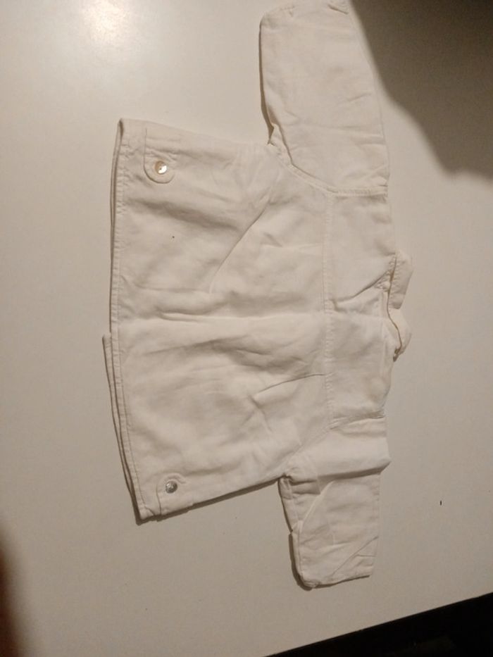 Veste blanche Sergent Major T 6 mois - photo numéro 4