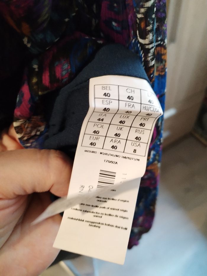 Blouse  ample prmanches 3 /4 taille 40 - photo numéro 6