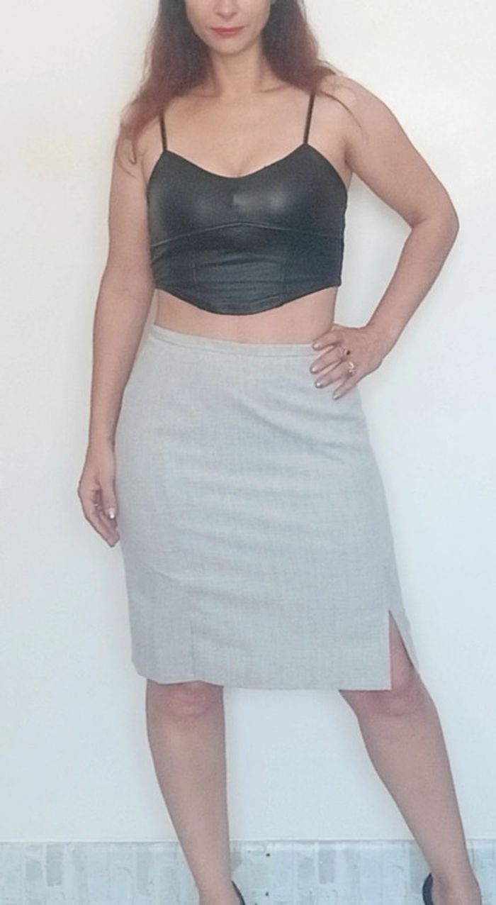 Jupe tailleur classique été Caroll 40/42 - photo numéro 2
