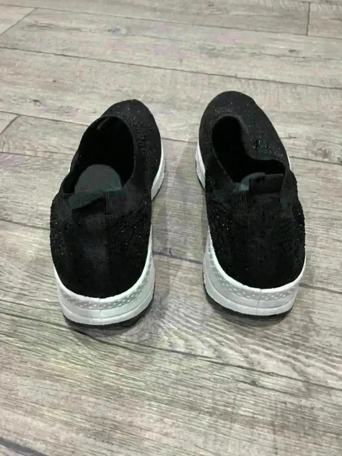 Sneakers à talon compensé Femme noir - photo numéro 14