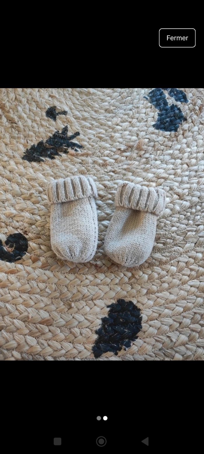 Ensemble bonnet / cache-cou / moufles - photo numéro 2