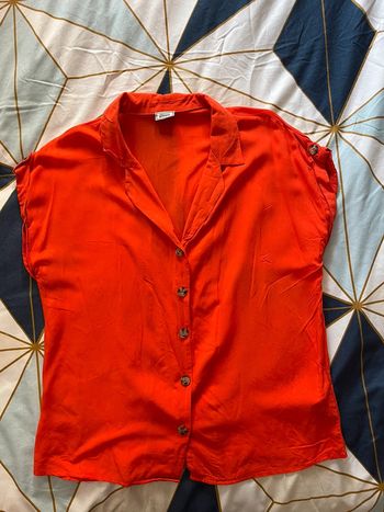 Chemise MC femme orange Pimkie taille S