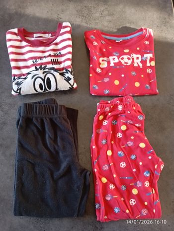 Lot de 2 pyjamas 5 ans Gémo