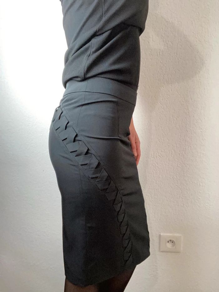 Jupe crayon noir alkis exclusive taille 38 - photo numéro 2