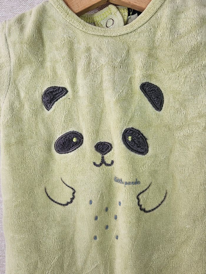 Pyjama  velours   panda kiabi 3 mois - photo numéro 2