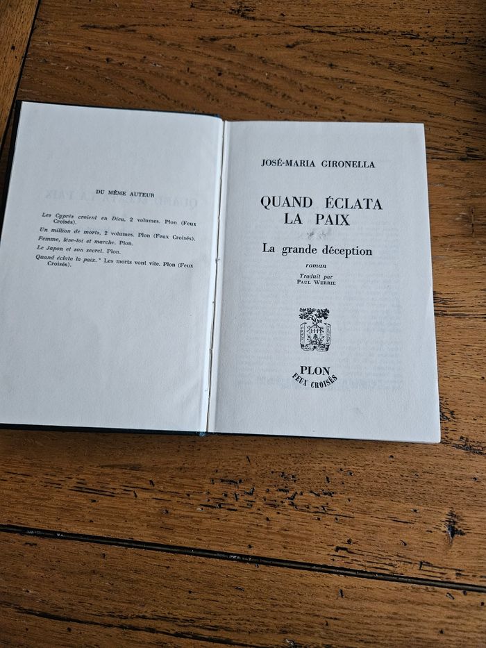 Livre guerre 40/41  guerre espagne - photo numéro 2