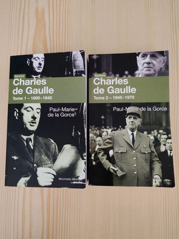 Paul-Marie de la Gorce 🍀 Charles De Gaulle Tome 1 et 2