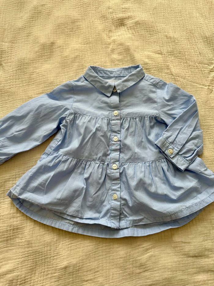 Petite robe bleue 9-12M /80cm