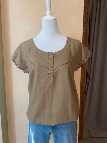 Blouse beige Mim T2