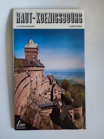 Livre tousisme Alsace Haut-koenisbourg 1976
