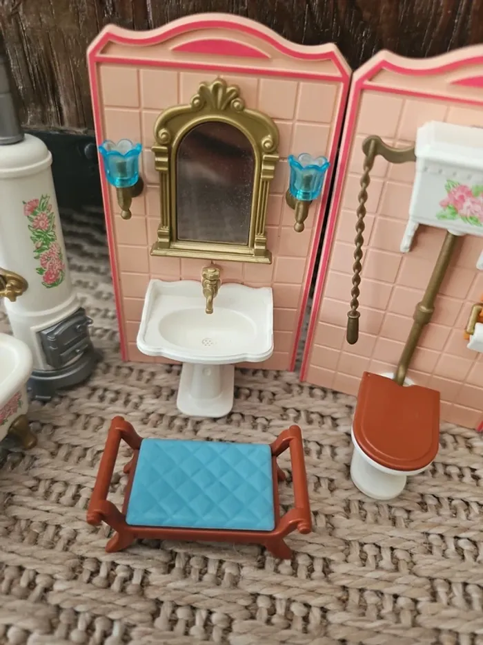 Playmobil belle époque salle de bain 5324 vintage - photo numéro 4