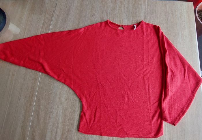 Pull femme rouge