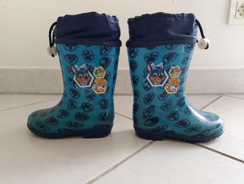 Paire de bottes de pluie bleues Pat Patrouille taille 25