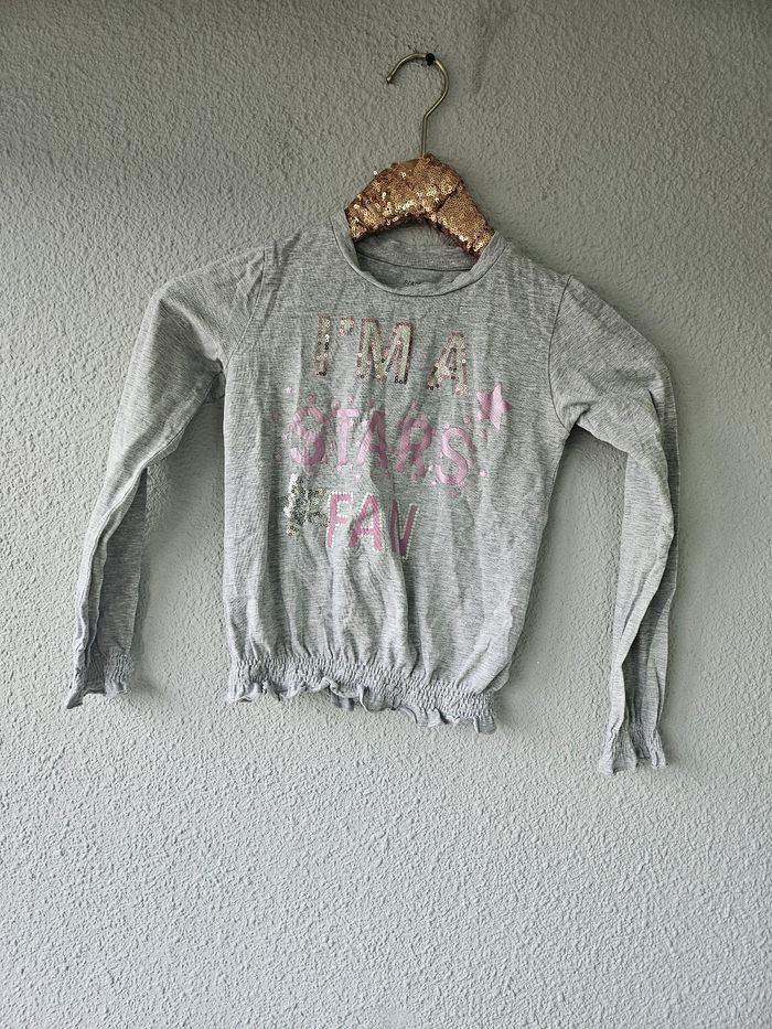 Blouse avec sequins pour fille - photo numéro 3