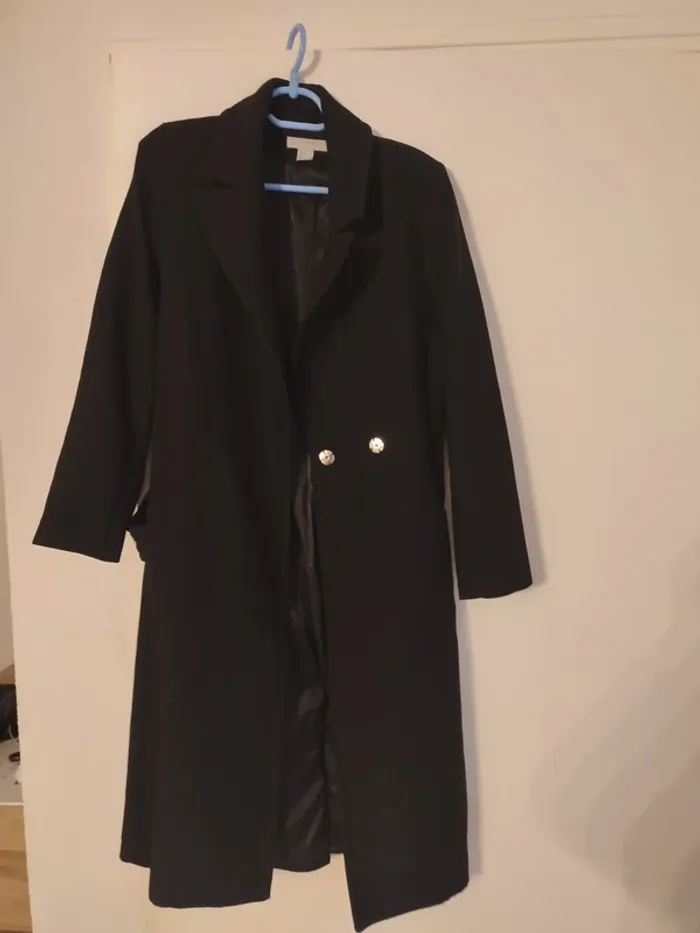 Manteau noir camaïeu 34 - photo numéro 2