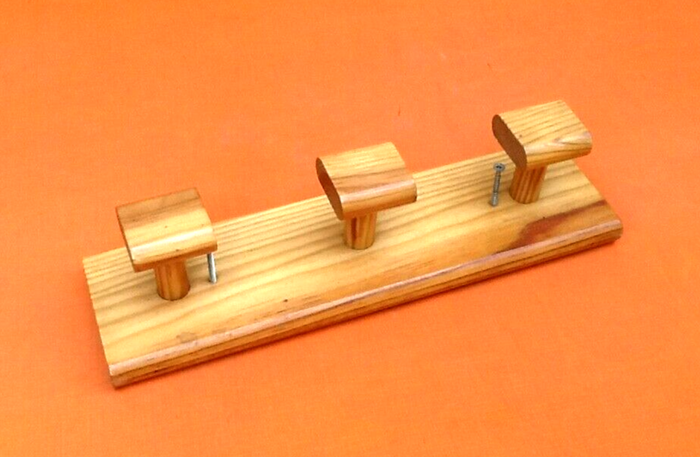 Portemanteau mural 3 patères Style moderniste - photo numéro 5