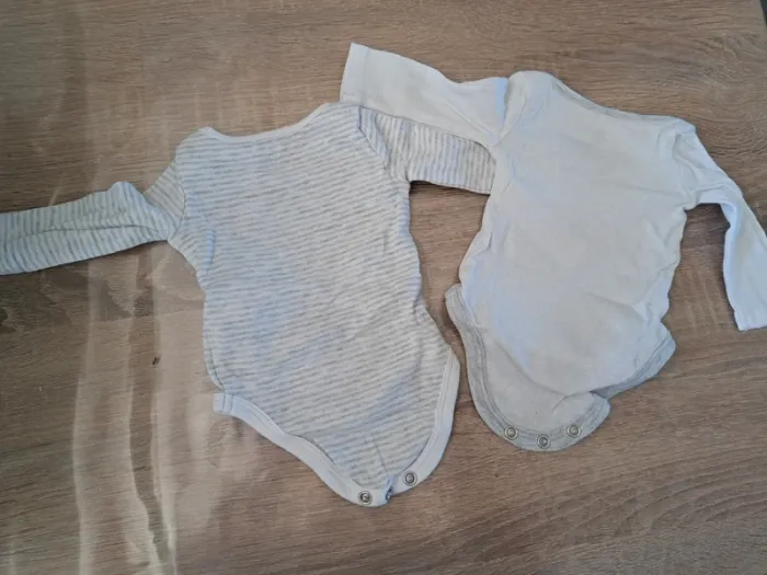 Lot de 2 bodies Obaibi 0 mois - 50 cm - photo numéro 2