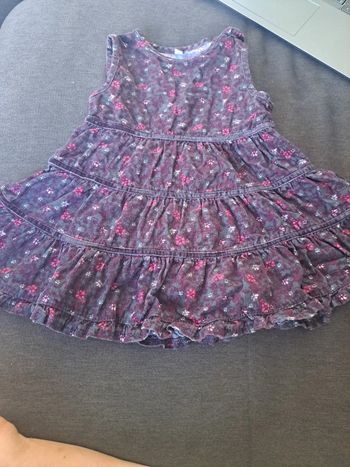 Robe velour 80 cm