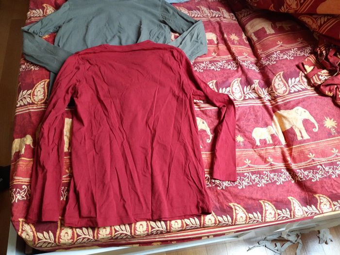 lot 3 tee-shirts manches longues 12 ans - photo numéro 4