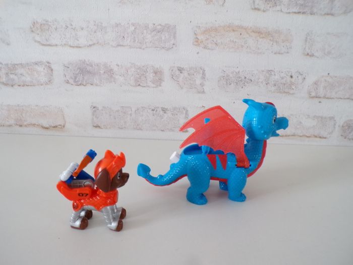 Dragon Flame - Chevalier Zuma - Paw Patrol - Pat Patrouille (J26) - photo numéro 3