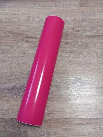 Vynile permanent rose framboise brillant 